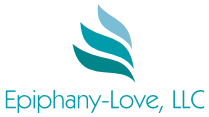 A blue and white logo of bethany-love, inc.